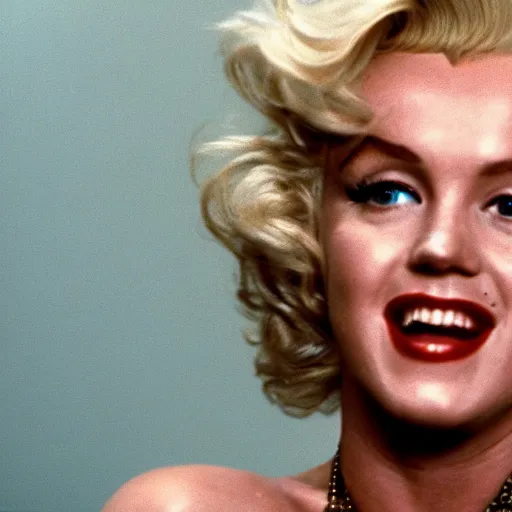 Prompt: opening trailer of a 1 9 8 0 s movie featuring marilyn monroe