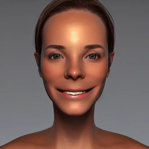 Prompt: beautiful smiling woman. hyper - realistic. trending on artstation. cinematic lighting. lifelike. symmetrical face. golden ratio. 8 k. uhd. sharp focus. highly detailed. beautiful face