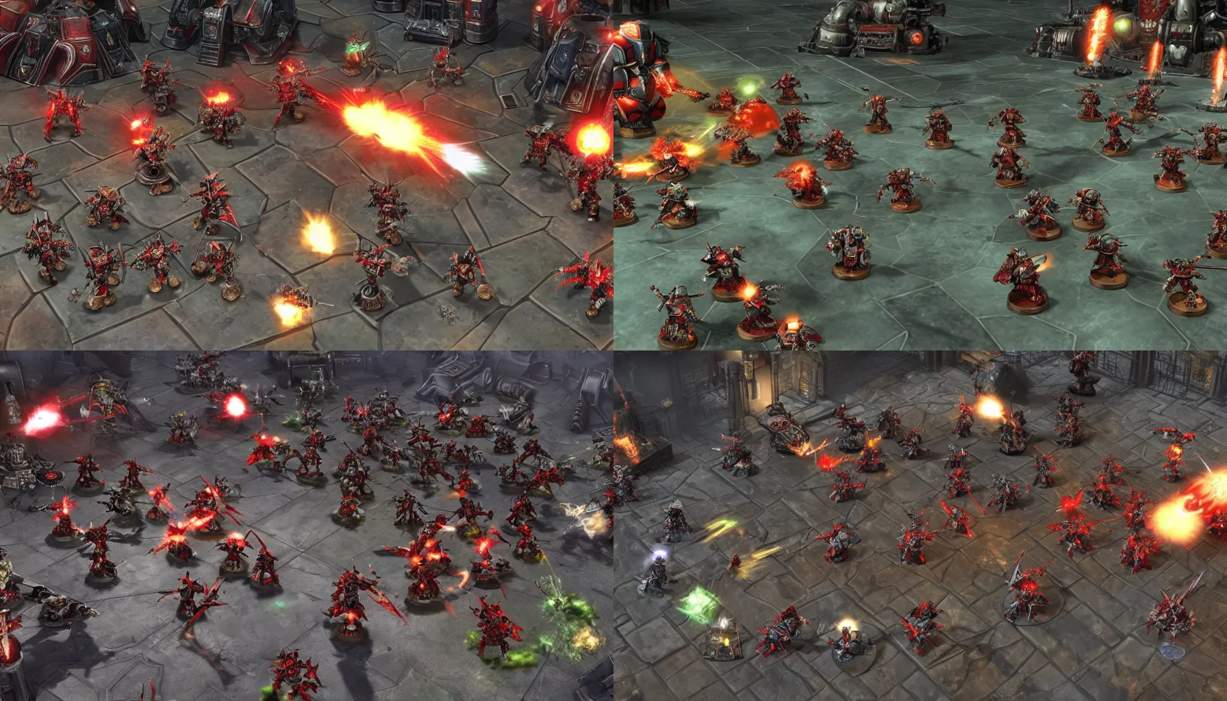 Prompt: A screenshot of Warhammer 40,000: Dawn of War