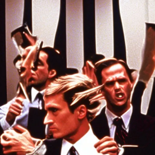 Prompt: 9/11 in American Psycho (1999)