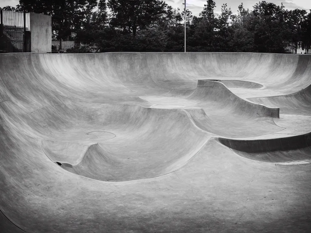 Image similar to skate park, photography, highly detailed