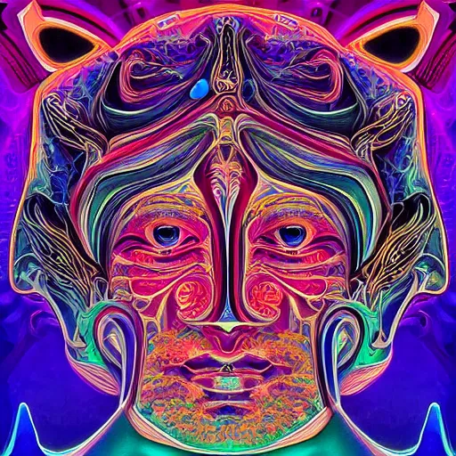 Image similar to an extremely psychedelic instagram logo, surreal, lsd, face, detailed, intricate, elegant, lithe, highly detailed, digital painting, artstation, concept art, smooth, sharp focus, illustration