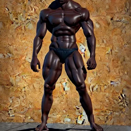 Prompt: giga chad sigma male handsome muscular man with ripped shredded physique sculpted like greek gods flexing muscles