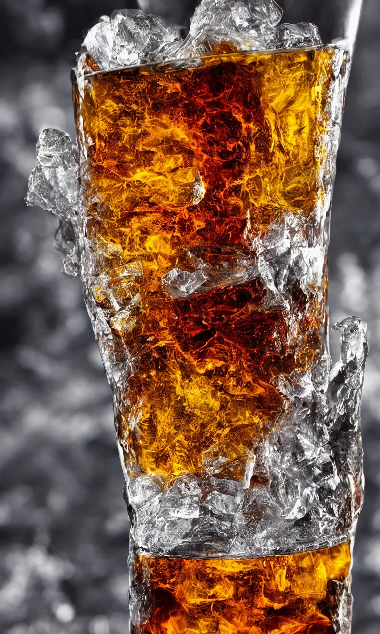 Prompt: a glass of cold rum, detailed, 8 k, photograph