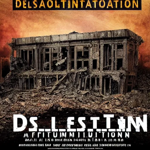 Image similar to desolation, distruction, aftermath, abandon