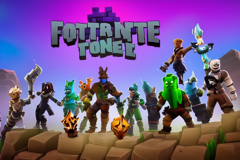 Prompt: Hytale Fortnite crossover