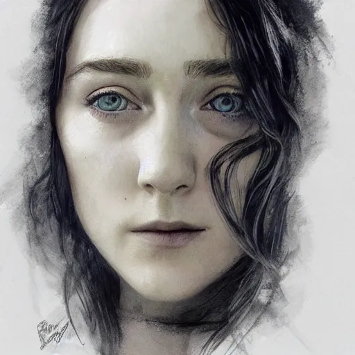 Prompt: portrait of actress saoirse ronan, colourised, face portrait, epic, tragic, military art, fantasy, dieselpunk, hd shot, digital portrait, beautiful, artstation, comic style, by artgerm, guy denning, jakub rozalski, magali villeneuve and charlie bowater