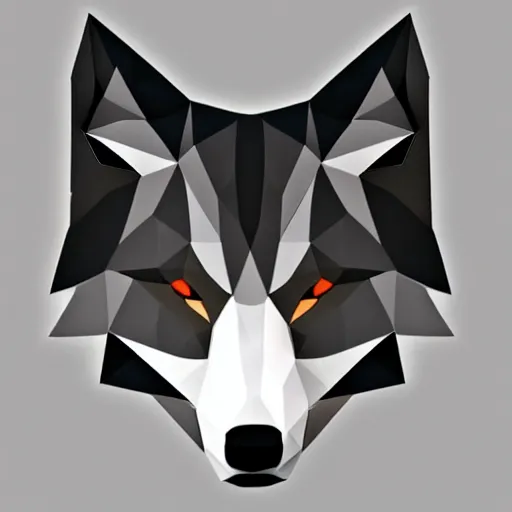 Image similar to Low poly wolf