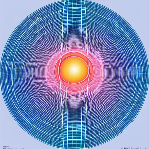 Prompt: an atom of hydrogen according to the quantum representation, 4 k