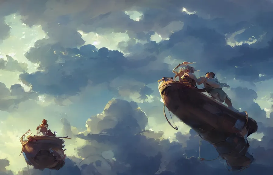 Image similar to greg manchess concept art of the sky fish dimension, key visual, ambient lighting, highly detailed, digital painting, artstation, concept art, sharp focus, by makoto shinkai and akihiko yoshida and hidari and wlop and greg rutkowski