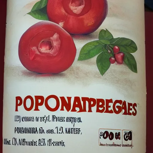 Image similar to no pomegranates