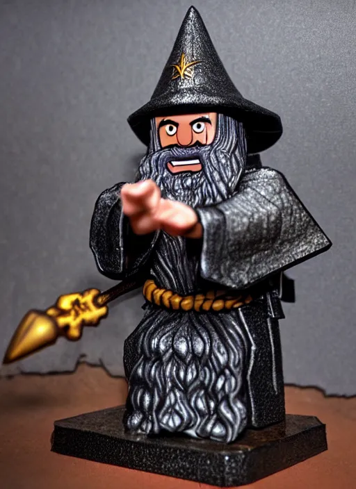 Prompt: highly detailed, hyper realistic wizard with a dungeon background by leggo