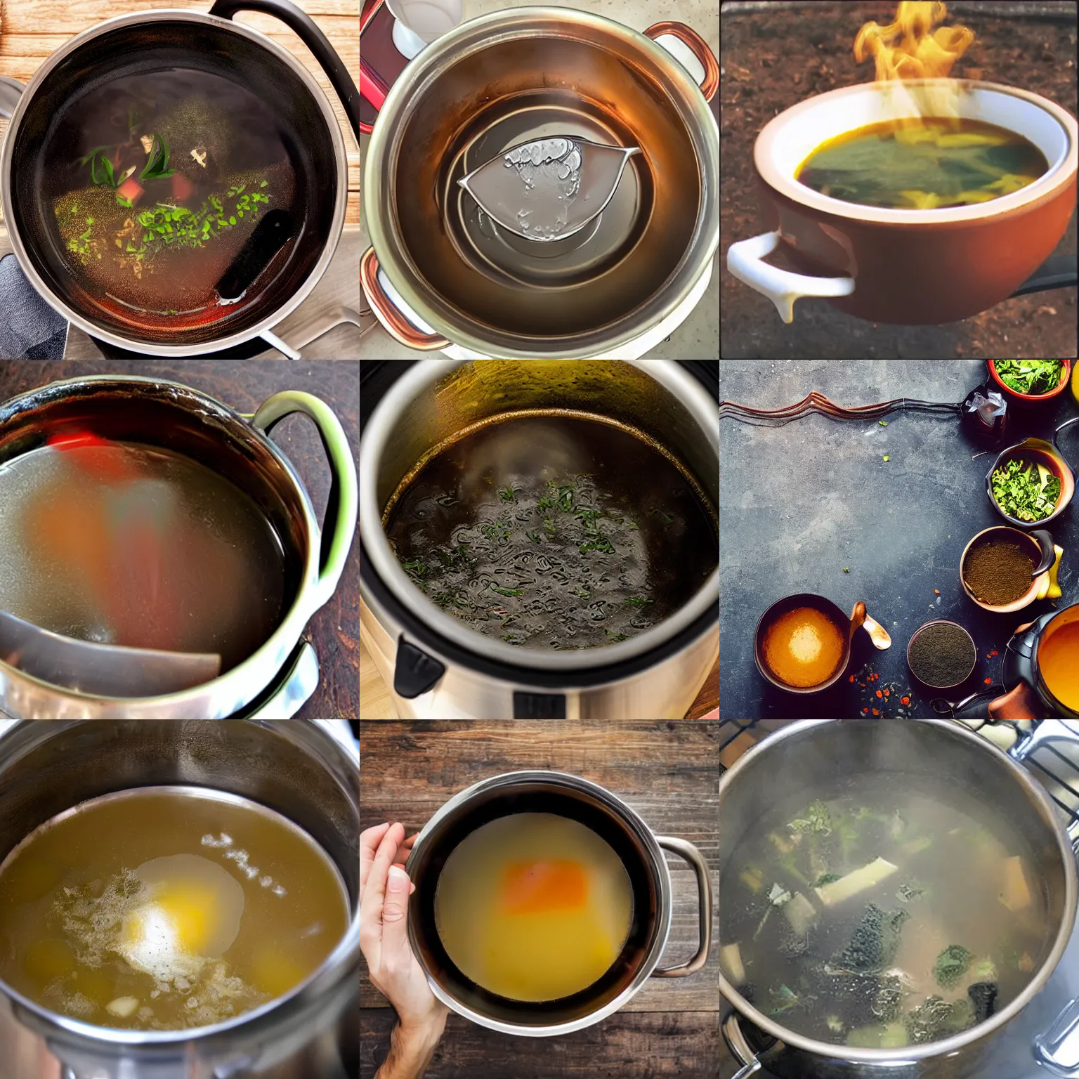 Prompt: brewing magical magic soup