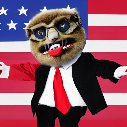 Image similar to usa 3 rd party political mascot,