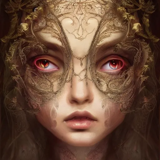 Prompt: portrait painting of beautiful fantasy princess, ultra realistic, concept art, intricate details, eerie highly detailed