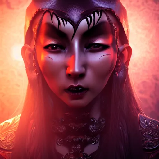 a female evil demonic character of kazakh mythology, | Stable Diffusion ...