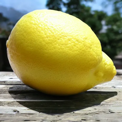 Image similar to lemon on steroids