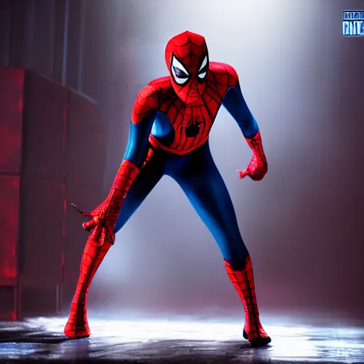 Prompt: daisy ridley dressed as spider - man, photography, marvel, cinematic, studio lighting, 4 k, imax,