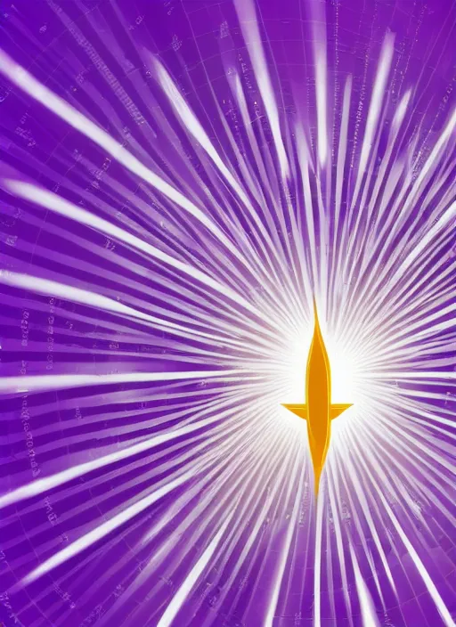 Image similar to rising sun crystals white religious dawn purple gold god rays crystals simple background graphic ultra simplified fai khadra gaika style