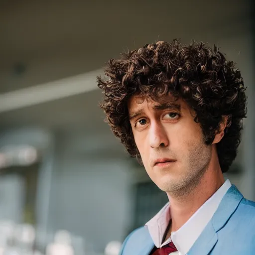 Prompt: portrait photo still of real life spike spiegel, 8 k, 8 5 mm f 1. 8