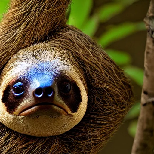 Image similar to sloth turtle hybrid, bold natural colors, national geographic photography, masterpiece, full shot