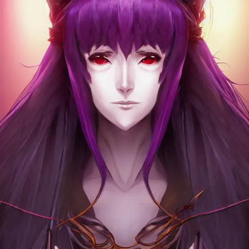 Image similar to portrait of scathach skadi, anime fantasy illustration by tomoyuki yamasaki, kyoto studio, madhouse, ufotable, trending on artstation