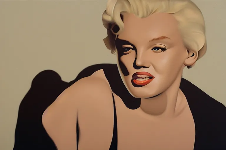 Image similar to portrait of merlyn monroe artwork by tim eitel