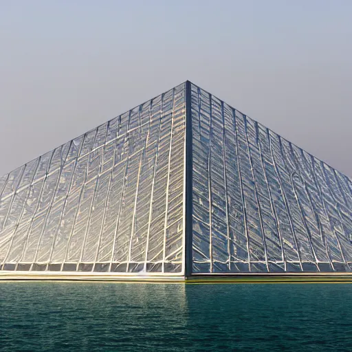 Prompt: the louvre abu dhabi jean nouvel