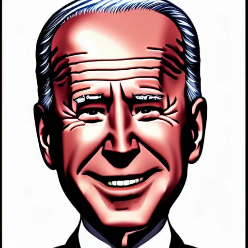 Image similar to joe biden charicature