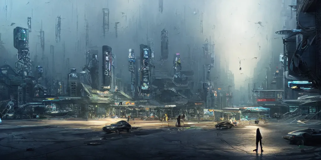 Image similar to movie still futuristic oriental robotic rio de janeiro jerusalem hong kong city, long shot cinematic epic lighting concept art wide shot digital art trending on artstation 8 k extremely detailed cinematic realistic evening time, contrast dusk vegetation water futuristic suburbs by dan hillier dnaiel merriam greg rutkowski martin ansin john blanche alejandro burdisio, photographed by victor enrich