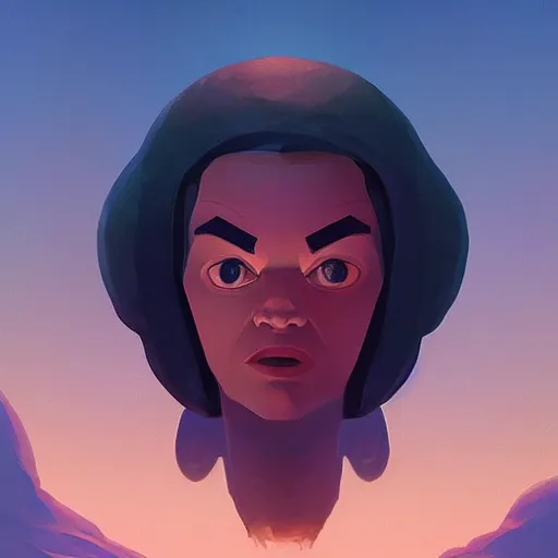 Image similar to face icon stylized minimalist the thing from another world 1 9 5 1, loftis, cory behance hd by jesper ejsing, by rhads, makoto shinkai and lois van baarle, ilya kuvshinov, rossdraws global illumination