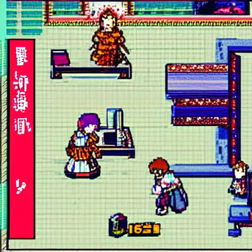 Image similar to Bjork in a PC-98 game, 16-bit, visual novel, anime