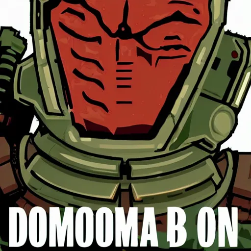 Image similar to DoomGuy