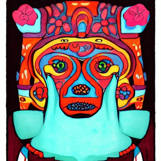 Image similar to portrait of xolotl