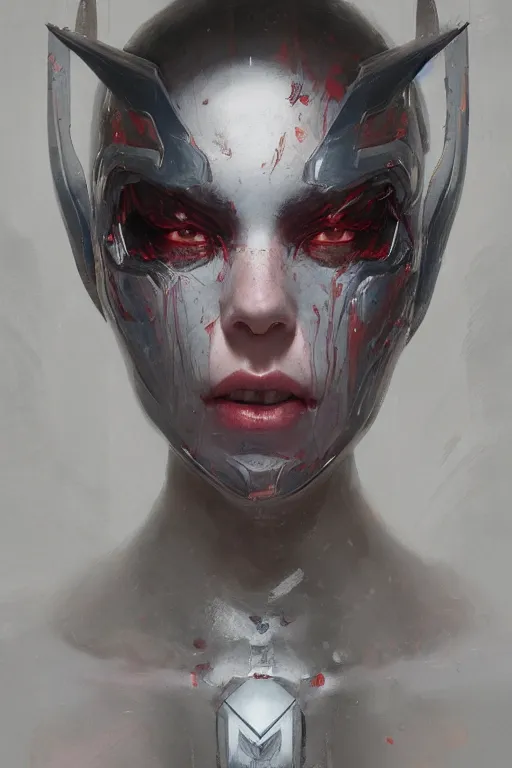 Prompt: Portrait of Billie Ellish, marvel comics, dark, intricate, highly detailed, smooth, artstation, digital illustration by Ruan Jia and Mandy Jurgens and Artgerm and Wayne Barlowe and Greg Rutkowski and Zdislav Beksinski