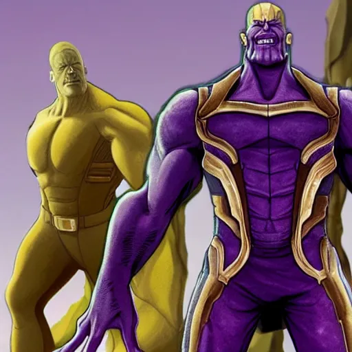 Image similar to extremely skinny thanos