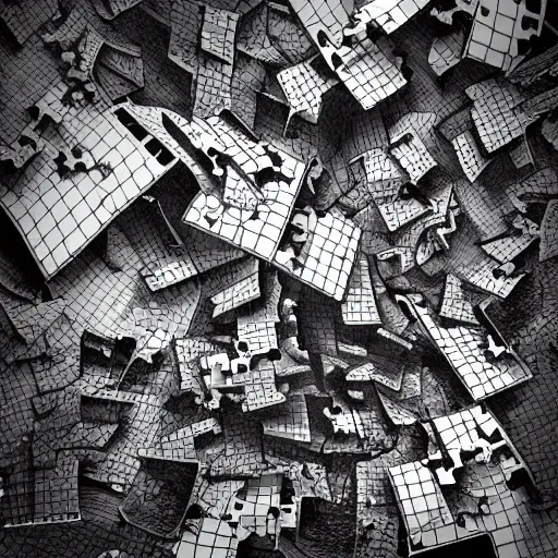 Prompt: Jigsaw Falling Into Place, Digital Art, Trending on Artstation