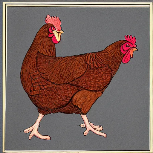 Image similar to Medical diagram of a chicken, detailed