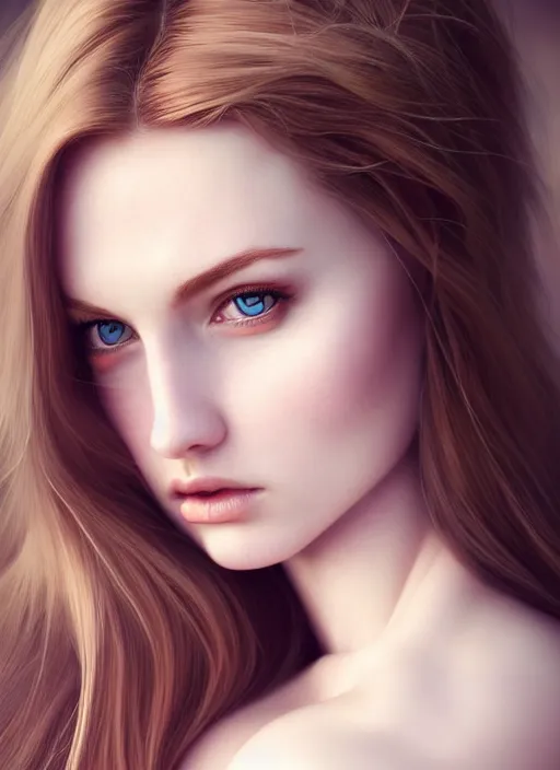 Image similar to a gorgeous scottish female photo, professionally retouched, soft lighting, realistic, smooth face, full body shot, torso, dress, perfect eyes, sharp focus on eyes, 8 k, high definition, insanely detailed, intricate, elegant, art by artgerm and jason chan