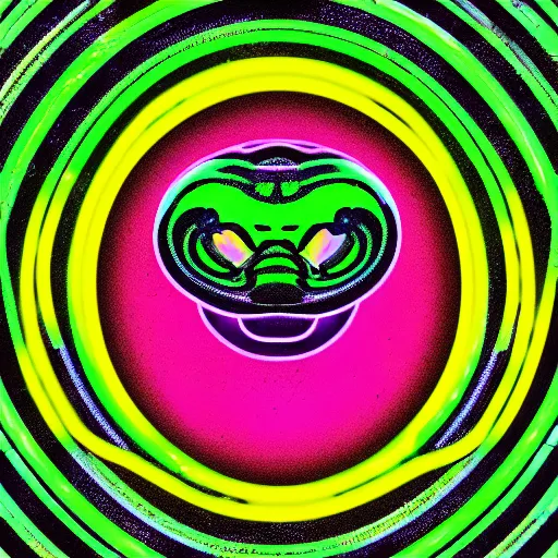 Prompt: green snake in hoodie, portrait, vaporwave, synthwave, neon, vector graphics, line art, cinematic, volumetric lighting, f 8 aperture, cinematic eastman 5 3 8 4 film