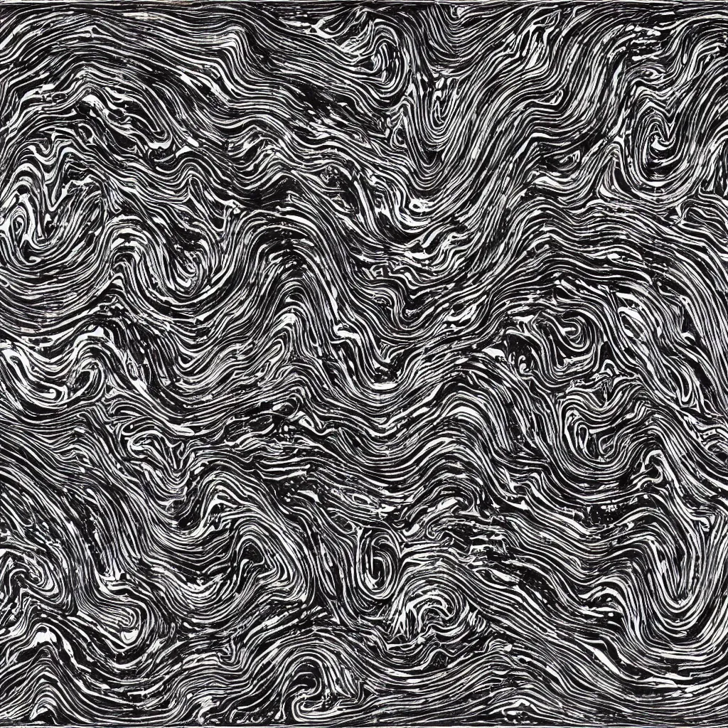 Image similar to topo camo, swirls, technical, acrylic, teeth, death metal, eerie, tribal, clay, dotting, lines, stipple, points, cybernetic, style of old painting, francis bacon art, sleep paralysis, hypnosis, eerie, terror, oil, neon, black and white, color splotches, colorful dots, ominous, abstract