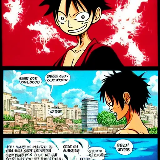 Image similar to luffy in matrix