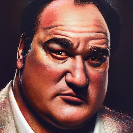 Prompt: UHD hyperrealism painting of Jim Belushi as Dapper Dan, by Antonio Caparo and Todd McFarlane and Greg Rutkowski, UHD, photorealistic, trending on artstation, trending on deviantart, correct face, realistic clown makeup