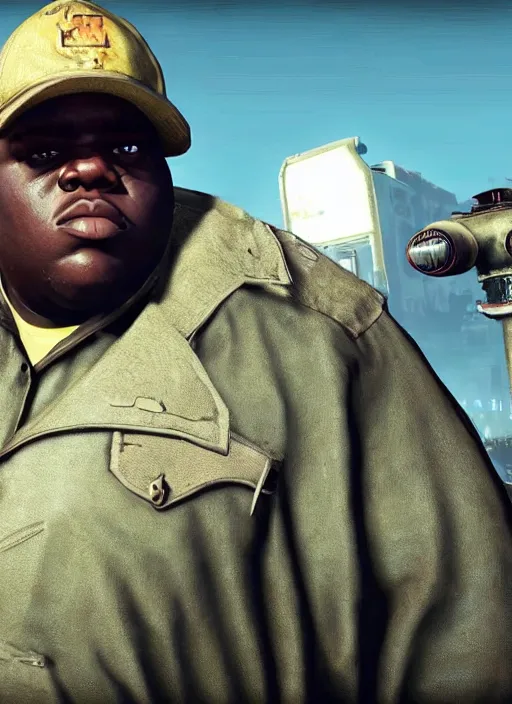 Image similar to the Notorious BIG in fallout 4