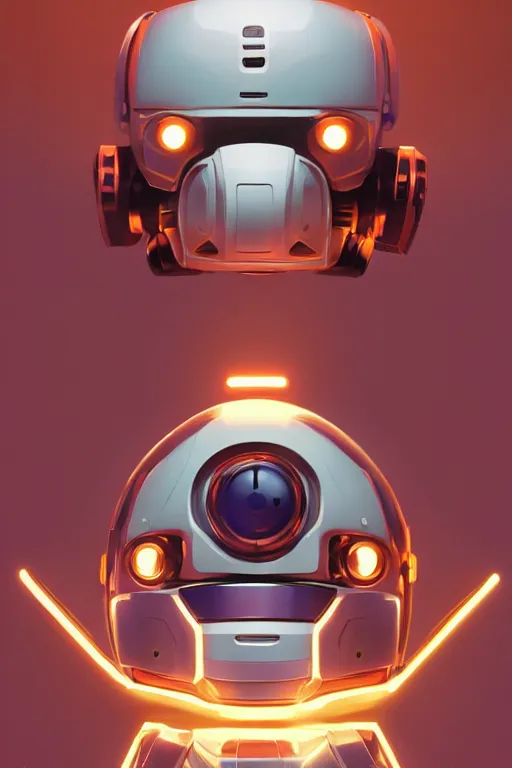 Image similar to metabots medabots medarotto medarot robot minimalist comics helmet mask neon cybereye, behance hd by jesper ejsing, by rhads, makoto shinkai and lois van baarle, ilya kuvshinov, rossdraws global illumination ray tracing hdr radiating a glowing aura