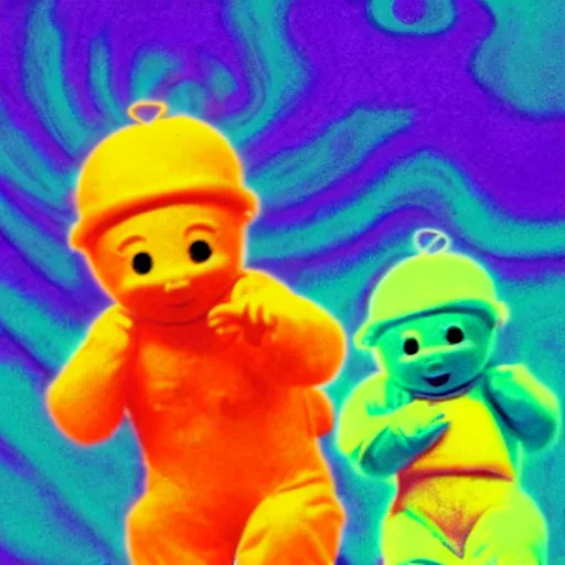 Image similar to teletubbie acidwave