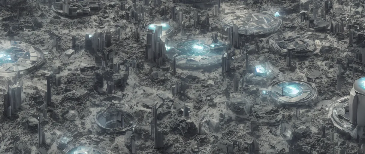 Prompt: photo of alien colony taken by webb telescope, nasa style. hyperrealistic, highly detailed, digital painting, unreal engine, hyper realism, realistic shading, cinematic composition, realistic render, octane render, detailed textures, studio lighting, photorealistic, artstation, concept art, matte, sharp focus, illustration