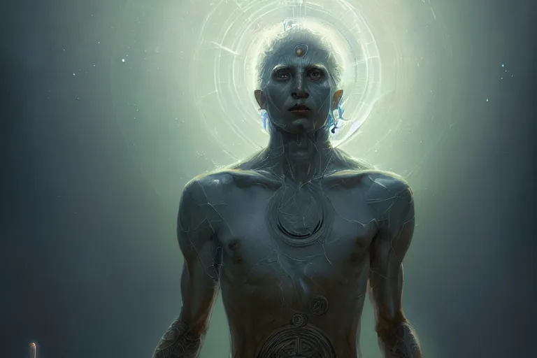 Prompt: google satellite view of a god transubstantiating into a human being, highly detailed, realistic, in the style of greg rutkowski, illustration, epic, fantasy, hyper detailed, artstation, smooth, sharp focus, ray tracing