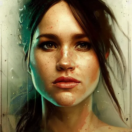 Image similar to megan markle, hyperrealistic portrait, bladerunner street, art of elysium by jeremy mann and alphonse mucha, fantasy art, photo realistic, dynamic lighting, artstation, poster, volumetric lighting, very detailed face, 4 k, award winning