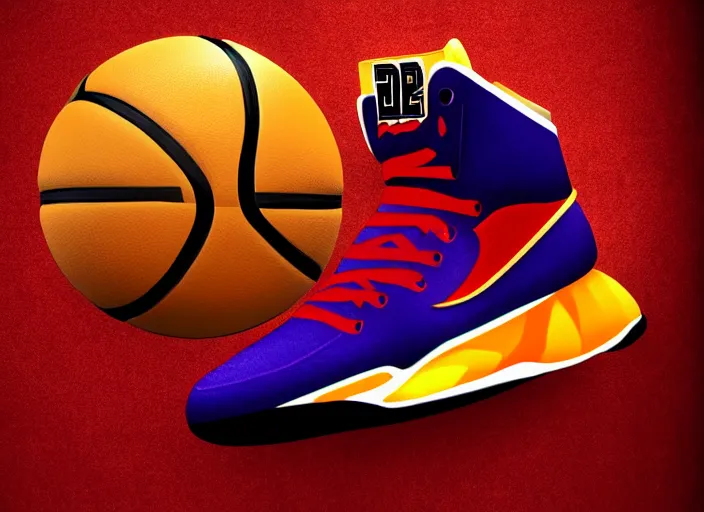 Prompt: basketball sneakers concept of wiccan, trending on artstation, smooth, sharp focus